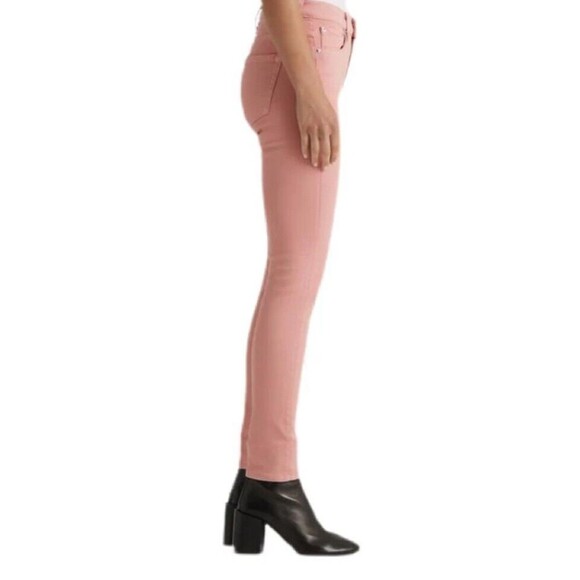 New EDWIN Women's (27) Petal Pink Pixie Mid Rise Skinny Jeans $148 - Picture 3 of 16